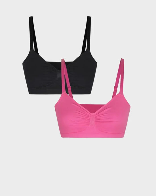Women Wireless All Day Comfort Bra Full Coverage Non-Padded Supportive No Sagging Sculpt Yoga Sports Bra Quick Dry Fitness Top